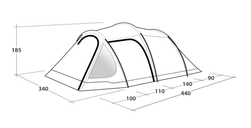 Outwell Earth 5 Tent - DEMO MODEL-2